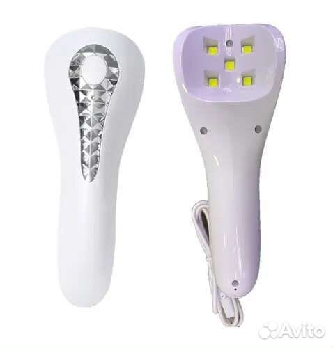 Портативная лампа для сушки гель-лака UV+LED, 18W