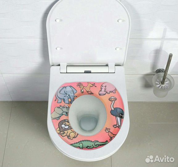 Мягкая накладка на унитаз детская