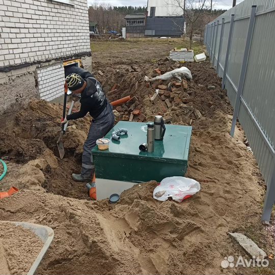 Септик, канализация на дачу под ключ