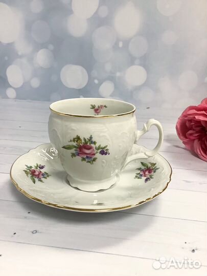 Чашка с блюдцем 240мл. 