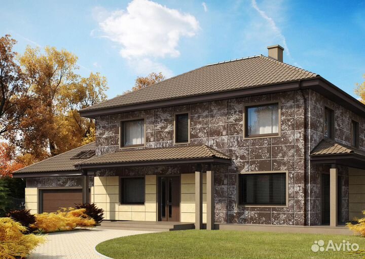 Фасадная Термопанель с рисунком MK 15