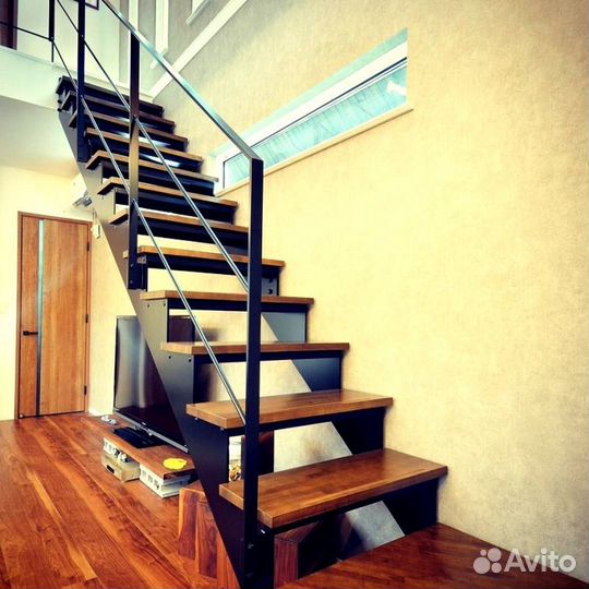 Лестница в стиле лофт