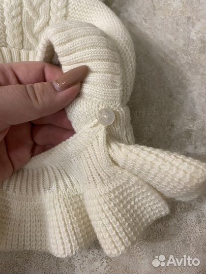 Шапка шлем журавлик