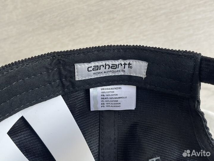 Кепка Carhartt, Вельвет