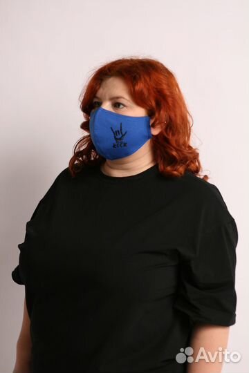Маска экологическая многоразовая хлопковая маска