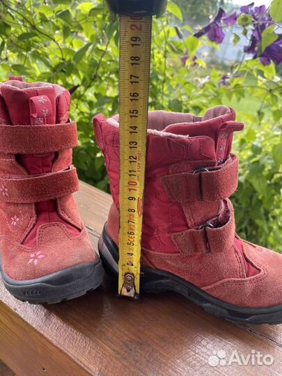 Сапожки зимние ecco на девочку размер 25