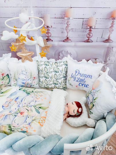 Бортики в кроватку