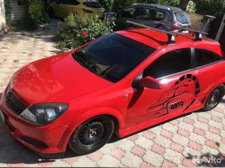 Багажник на крышу Opel Astra H аэро поперечины