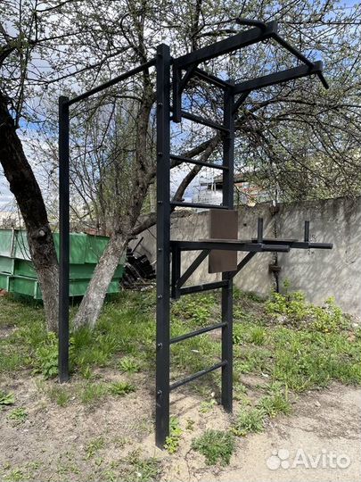 Комплекс RT1 с турником пп и кронштейном оранж