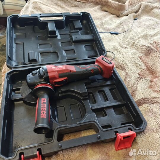 Ушм болгарка 125 elitech 18бл