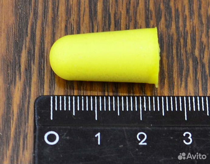 Жёлтые беруши для сна 6 пар с кейсом для хранения