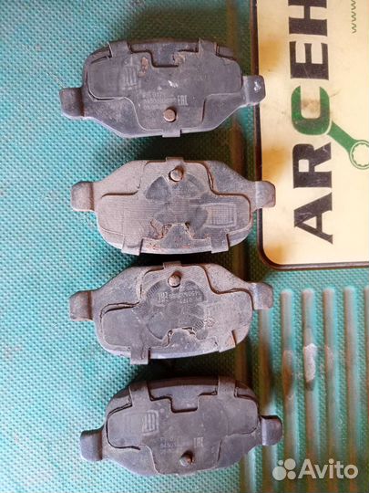 3 комплекта задних тормозных колодок vesta cross