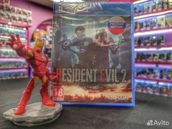 Диск PS4 Resident Evil 2 Remastered (Новый)