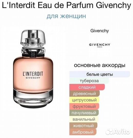 Givenchy linterdit rouge парфюмерная вода