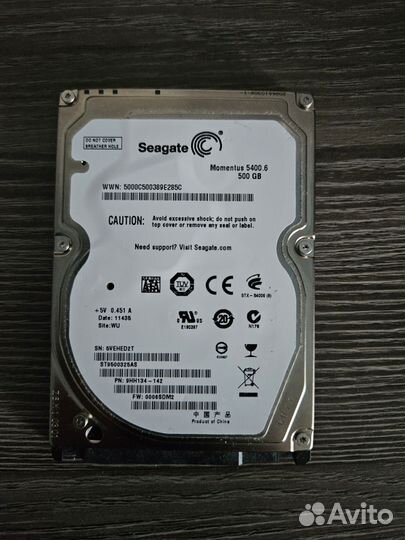 Жесткий диск Seagate Momentus 5400.6