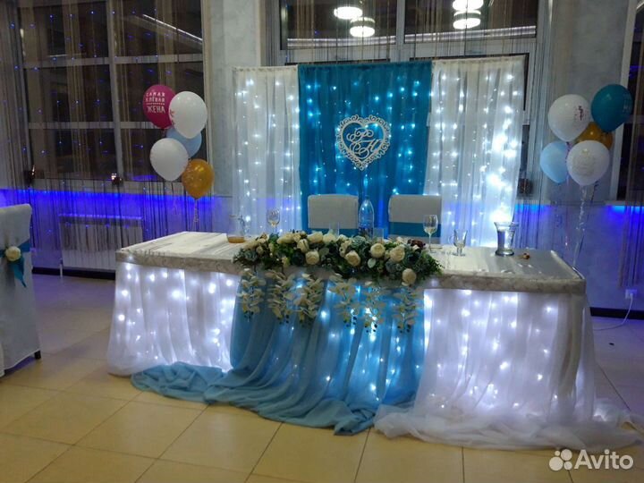 Свадебный декор /Оформление зала /Фотозона