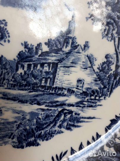 Блюдо большое, Англия, винтаж