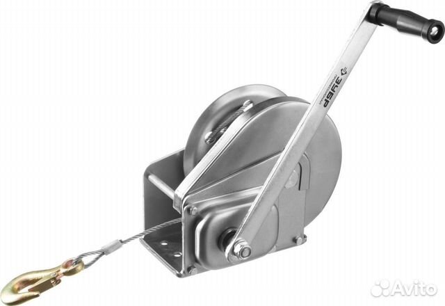 Лебедка ручная барабанная зубр Профессионал, по