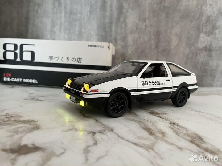 Модель toyota ae 86 1:20