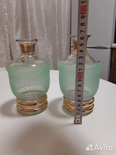 Графин/штоф. Насыпное стекло. Винтаж. СССР