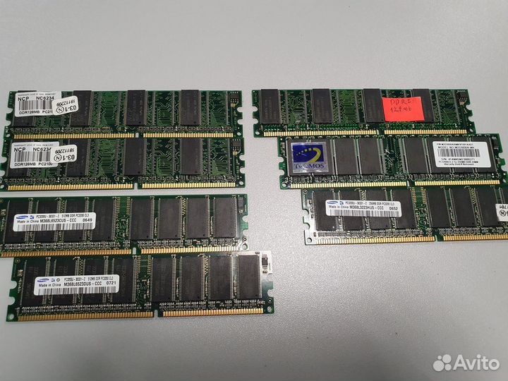 Продам оперативную память DDR и DDR2