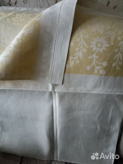 Жаккардовые полотенца и лён скатертный СССР