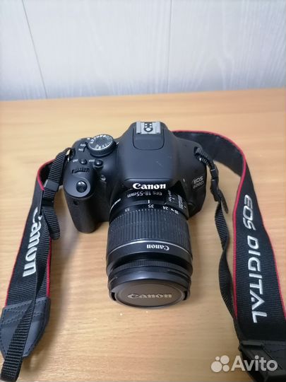 Зеркальный фотоаппарат canon eos 600d