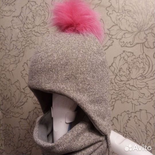 Комплект шапка и снуд