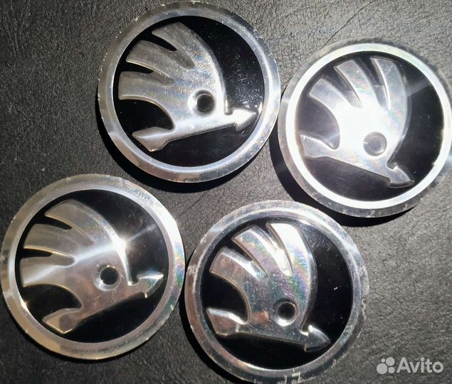 Колпачки на литые диски Шкода