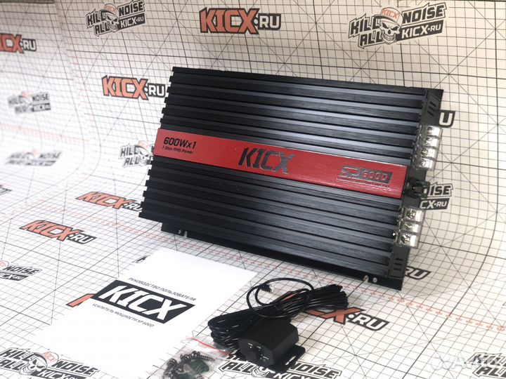 Моноблок 1-канальный усилитель Kicx SP 600D