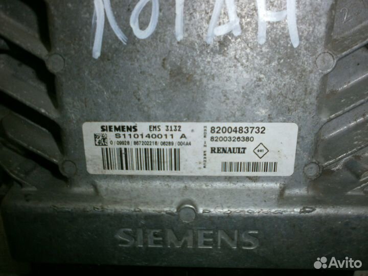 Блок управления двигателем Renault Logan
