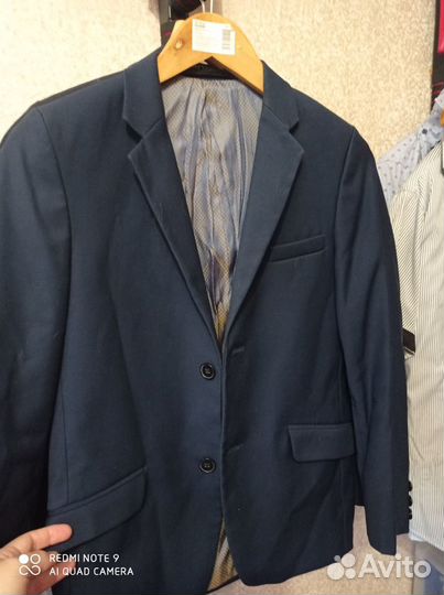 Школьный пиджак синий, Бремер, 38/164/72