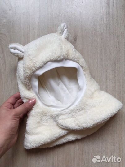 Шапка-шлем плюшевая детская