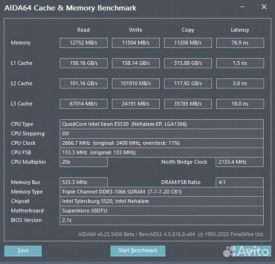 Процессор intel xeon E5530