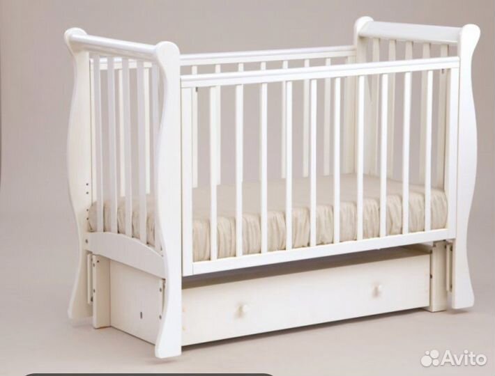 Детская кроватка «Лель» с продольным маятником