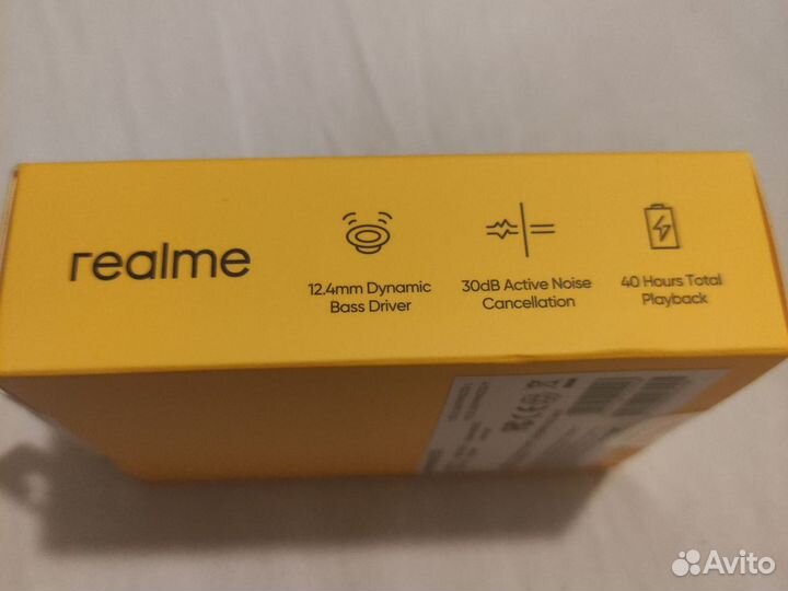 Наушники realme buds t300 ANC новые белые