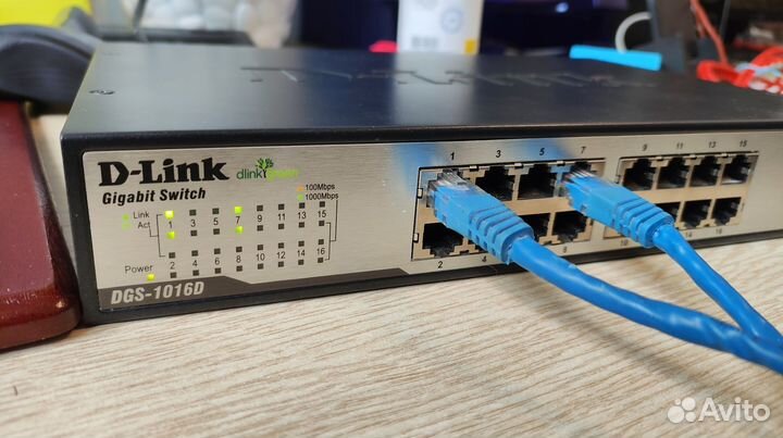 Гигабитный коммутатор D-Link dgs 1016d