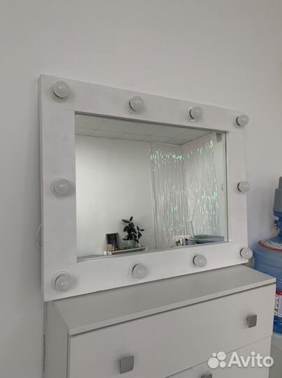 Зеркало с подсветкой гримерное