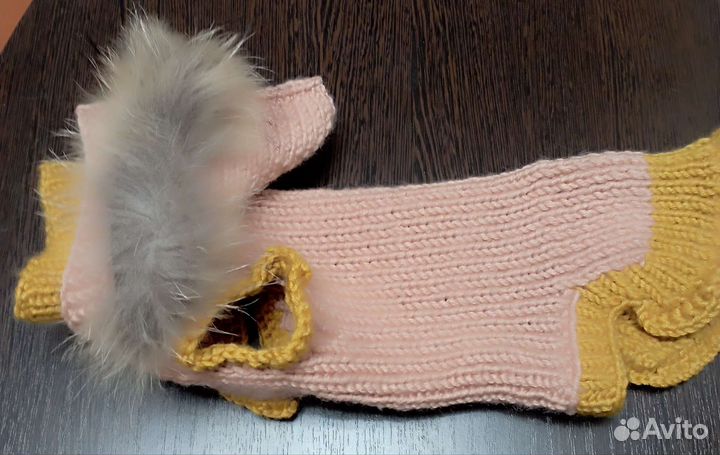 Жилетка для собак вязанная