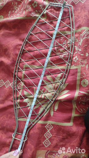 Решетка гриль нержавейка для мангала для рыбы