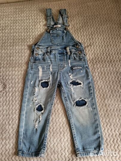 Джинсовый комбинезон 92