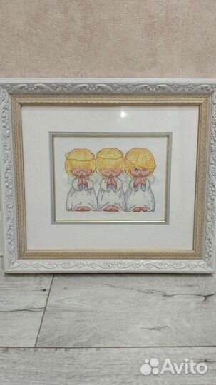 Картина вышитая крестом