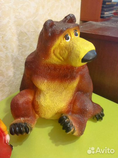 Маша и Медведь фигурки гипсовые