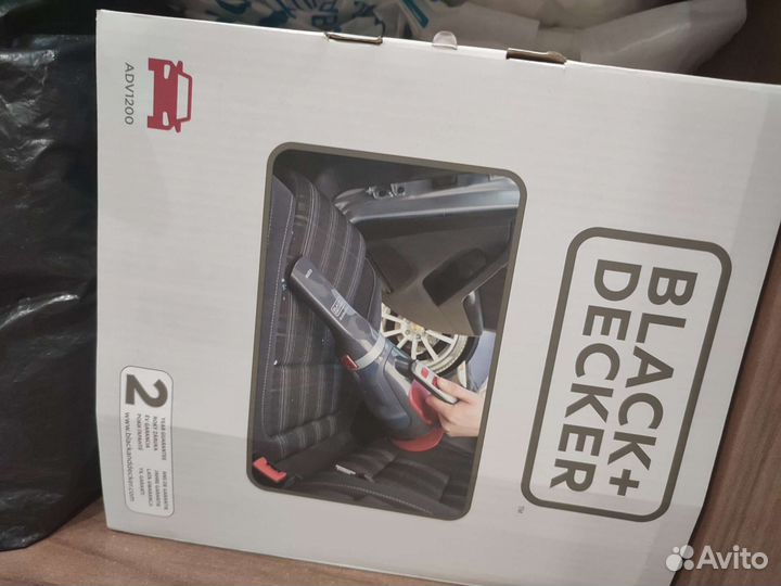 Автомобильный пылесос Black+Decker ADV1200-XK