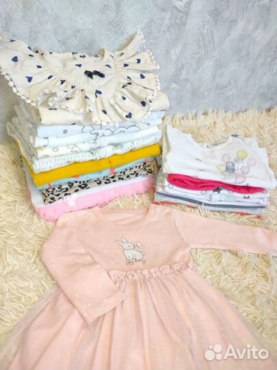 Детские вещи пакетом на девочку 56 62