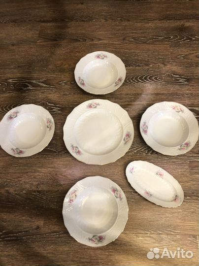 Остатки, столового сервиза Чехия