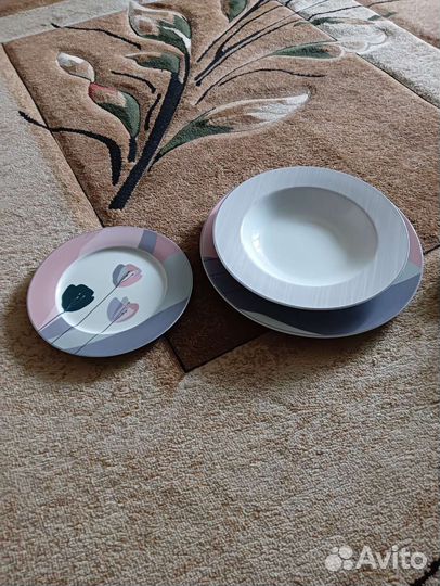 Набор тарелок на 6 персон, 18 предметов