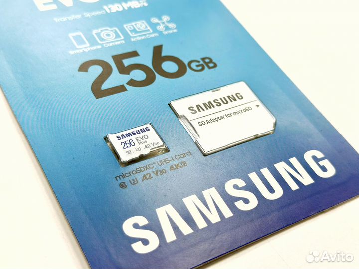 MicroSD Samsung EVO Plus class 10 (256Gb) NEW