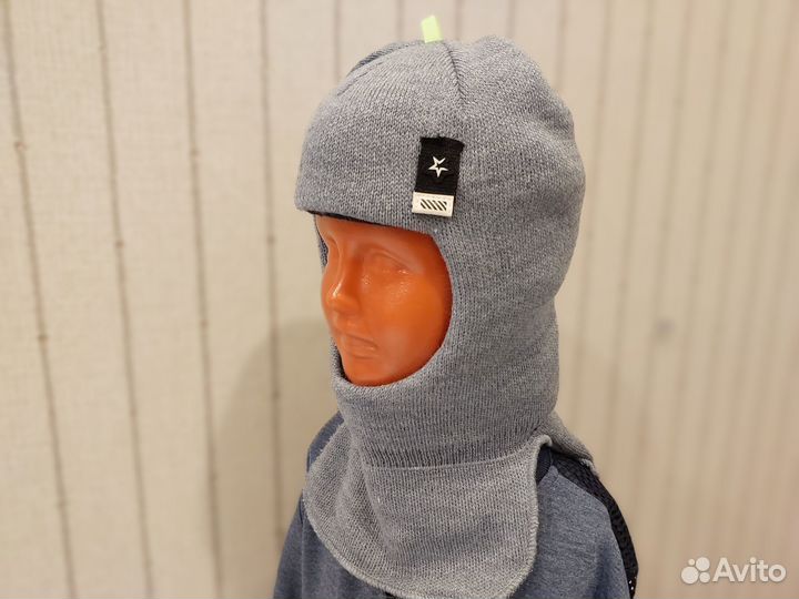Шапка шлем зимний для мальчика 6 лет