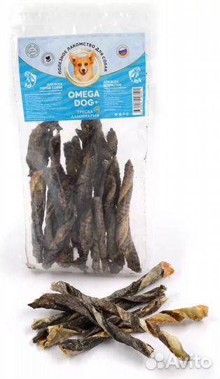 Omegadog Лакомство для собак с ламинарией, из суше